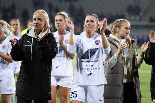 FC Rosengårds Emma Berglund jublar