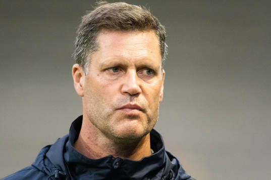 Eskilstuna Uniteds tränare Fredrik Bernhardsson