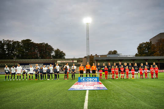 FC Rosengårds och Eskilstuna Uniteds spelare