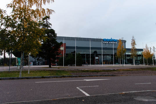 Exteriör vy över Monitor ERP Arena