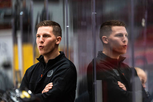 Brynäs assisterande tränare Andreas Östlund