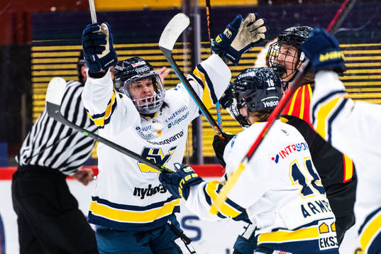 HV71s Danielle Stone jublar