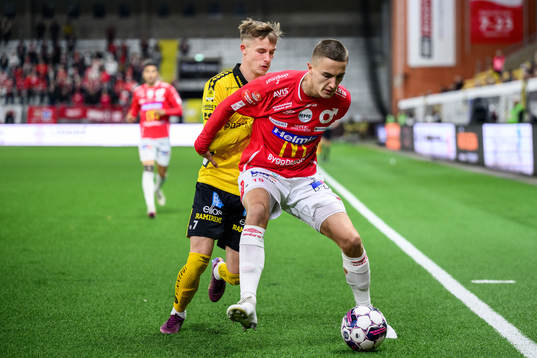 Elfsborgs Jacob Ondrejka och Degerfors Gustaf Lagerbielke