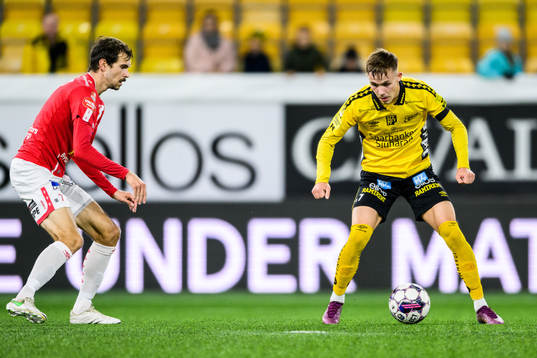 Degerfors Sebastian Ohlsson och Elfsborgs Jacob Ondrejka