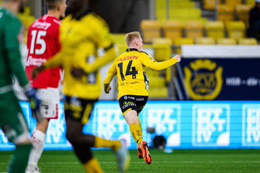 Elfsborgs Oscar Aga jublar