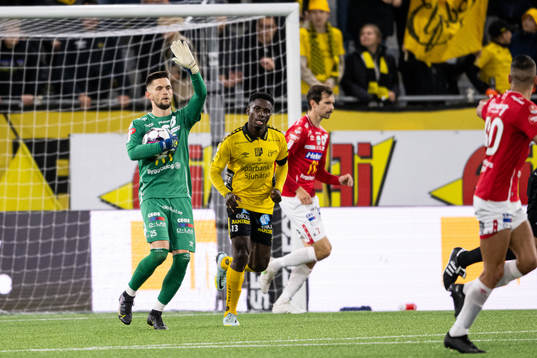 Degerfors målvakt Jeffrey Gal