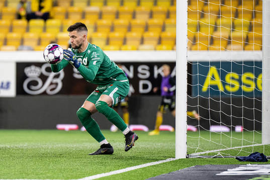 Degerfors målvakt Jeffrey Gal