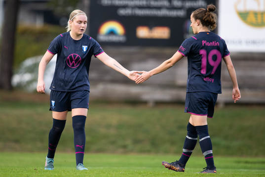 Malmö FFs Rebecka Holm och Anna Plantin