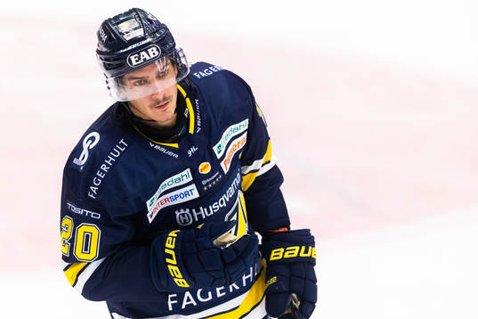 HV71s André Petersson jublar