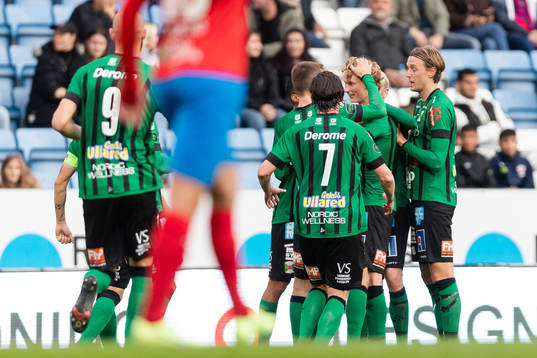 Varbergs Alexander Johansson jublar