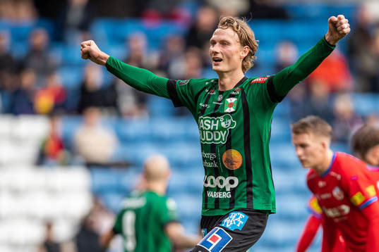 Varbergs Alexander Johansson jublar