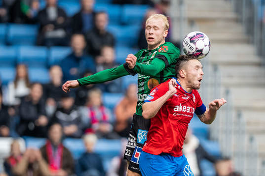 Varbergs Andre Boman och Helsingborgs Viljormur Davidsen