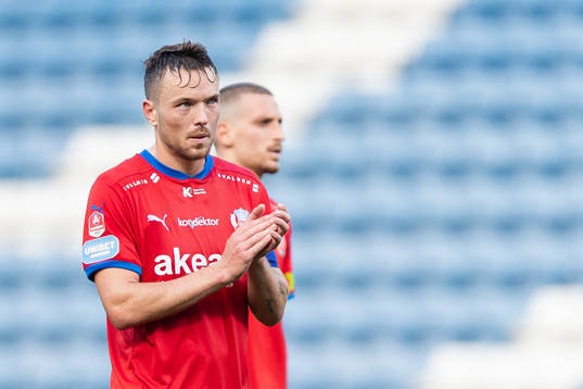 Helsingborgs Viljormur Davidsen deppar