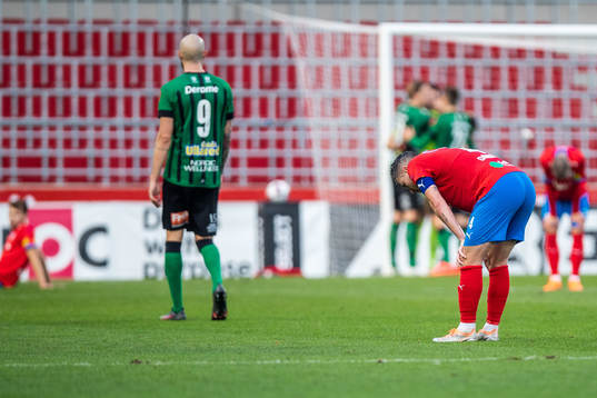 Helsingborgs Viljormur Davidsen deppar