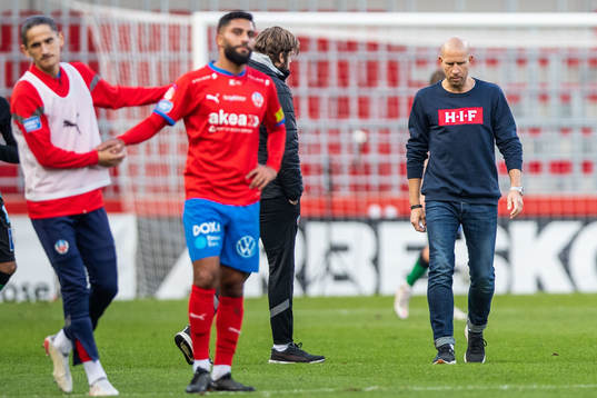 Helsingborgs Ervin Gigovic, Amin Al-Hamawi och tränare