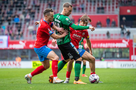 Helsingborgs Viljormur Davidsen och Wilhelm Loeper