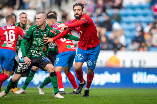 Varbergs Anton Liljenbäck och Helsingborgs Abdul Rahman