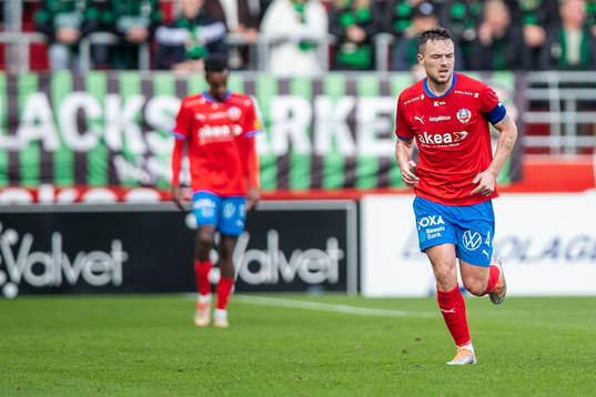 Helsingborgs Viljormur Davidsen deppar