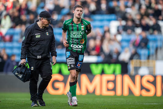 Varbergs Oliver Alfonsi har ont