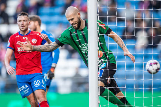 Helsingborgs Viljormur Davidsen deppar samtidigt som