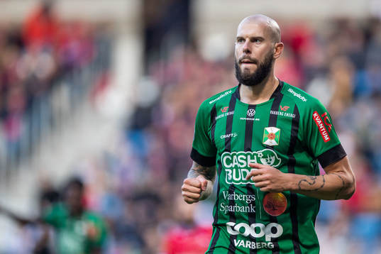 Varbergs Robin Simovic jublar