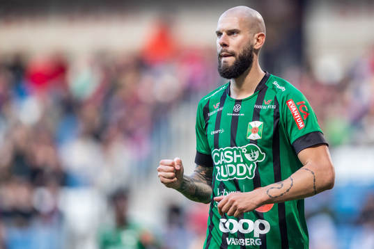 Varbergs Robin Simovic jublar