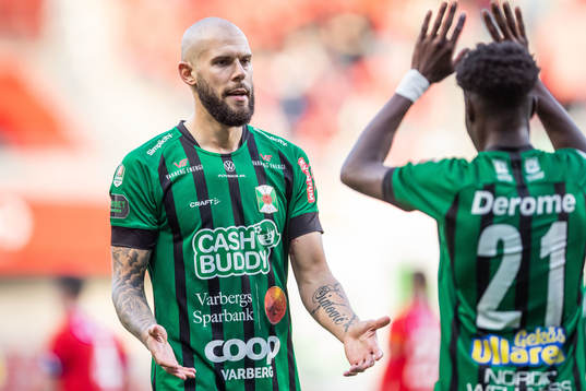 Varbergs Robin Simovic jublar