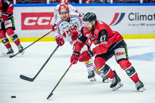 Malmö Redhawks Joakim Ryan mot Emil Pettersson