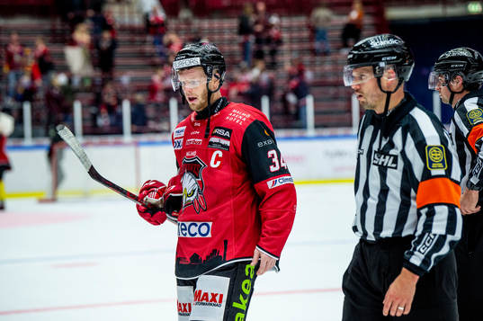 Malmö Redhawks Carl Söderberg deppar