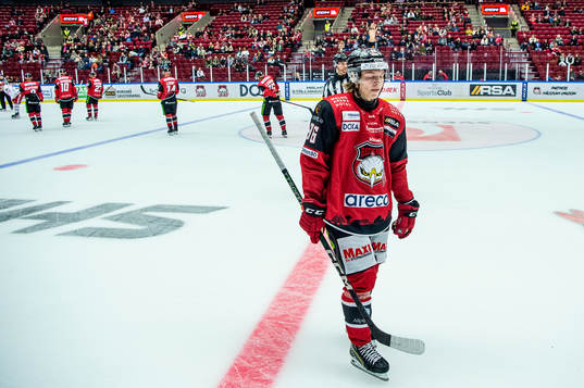 Malmö Redhawks Lukas Wernblom deppar