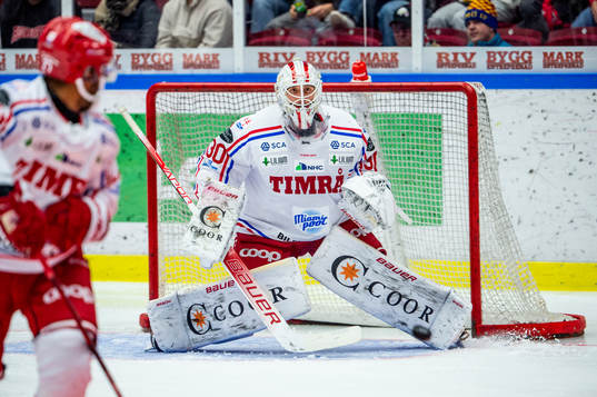 Timrås målvakt Jacob Johansson