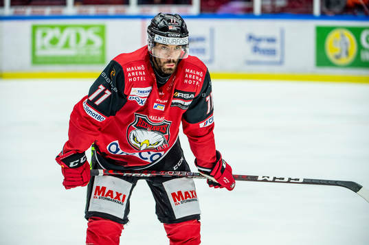 Malmö Redhawks Markus Lauridsen deppar