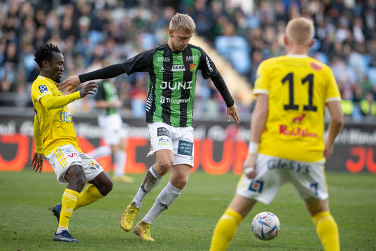 Falkenbergs Godwin Aguda och GAIS Joackim Åberg
