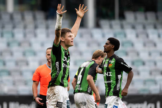 GAISs Axel Henriksson jublar