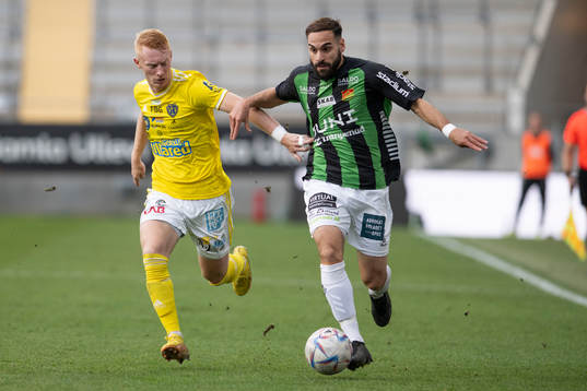 Falkenbergs Wilhelm Ärlig och GAIS Mervan Celik