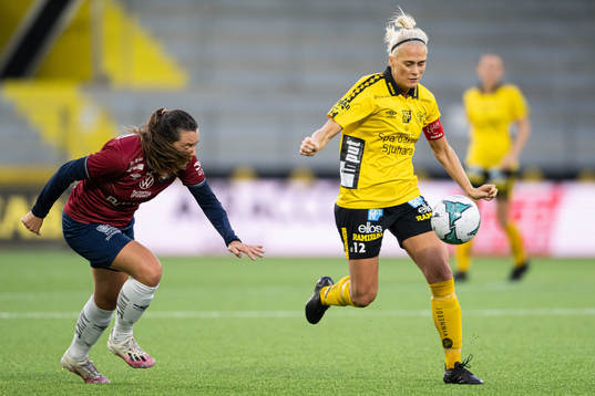 Örgrytes Johanna Sigvardsson och Elfsborgs Ellen Larsson