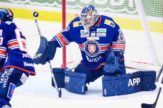 Växjös målvakt Emil Larmi