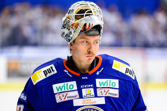 Växjös målvakt Emil Larmi