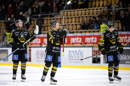 Västerås Lukas Zetterberg och Alexander Lindelöf deppar