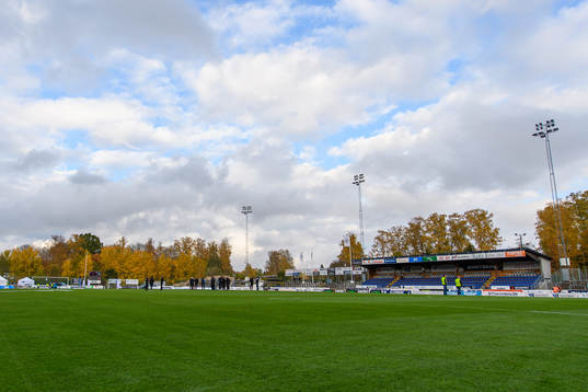 Finnvedsvallen före fotbollsmatchen i Allsvenskan mellan