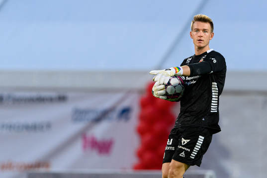 Kalmars målvakt Jakob Kindberg