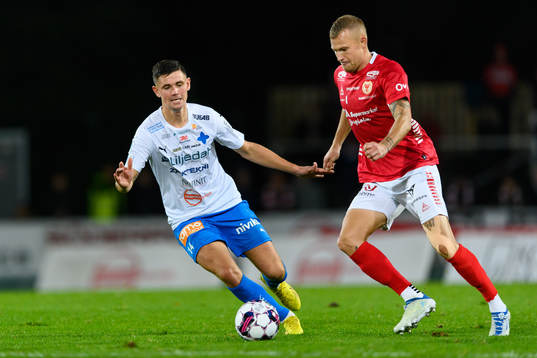 Värnamos Marcus Antonsson och Kalmars Rasmus Sjöstedt
