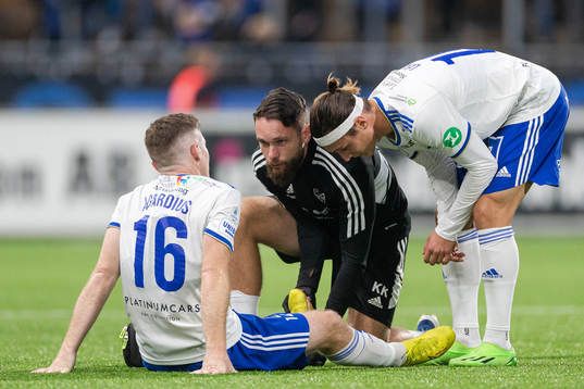 IFK Norrköpings Viktor Agardius får vård