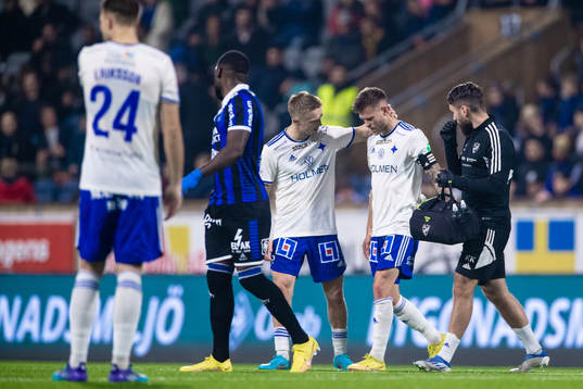 IFK Norrköpings Arnor Traustason har ont