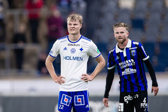 IFK Norrköpings Andri Lucas Gudjohnsen deppar