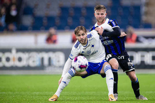 IFK Norrköpings Christoffer Nyman och Dennis Widgren