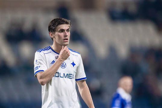 IFK Norrköpings Fritiof Hellichius deppar