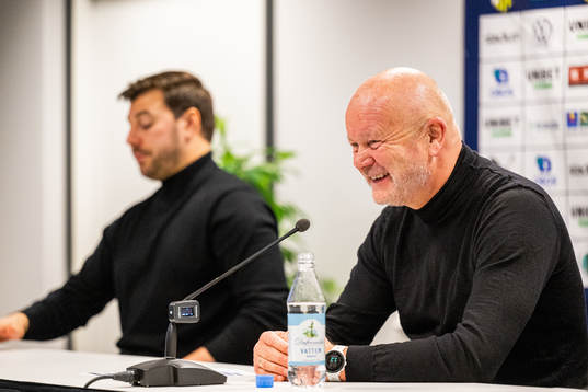 GIF Sundsvalls tränare Brian Clarhaut och Häckens