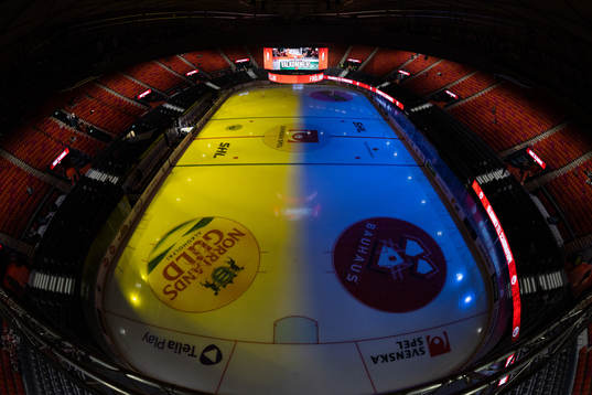 Arenan Scandinavium innan ishockeymatchen i SHL mellan