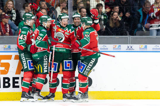 Frölundas Pontus Johansson jublar